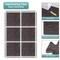 Sorbus Wood Floor Mats Foam Interlocking -Thick Puzzle Wood Tiles with Borders – for Home Office Playroom Basement (16 Tiles 16 Sq ft)